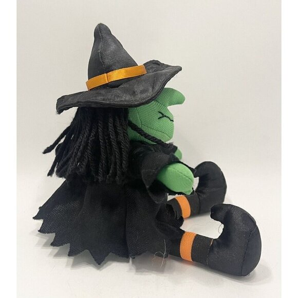 Galerie Rapping Witch Plush Stuffed Toy 10” w/ Sound Works “Halloween Scare!” - Picture 2 of 8